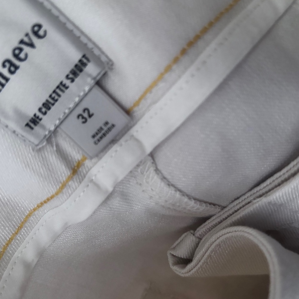 NWT Anthropologie THE COLETTE LINEN BLEND SHORTS BY MAEVE size: 32 or Women's 14 - Picture 9 of 9